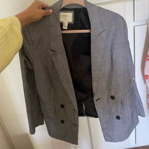 Plaid blazer